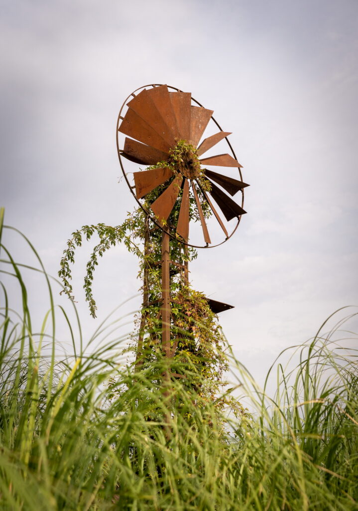 Moulin à vent style Américain dans un domaine de mariage - Photographe mariage Yvelines