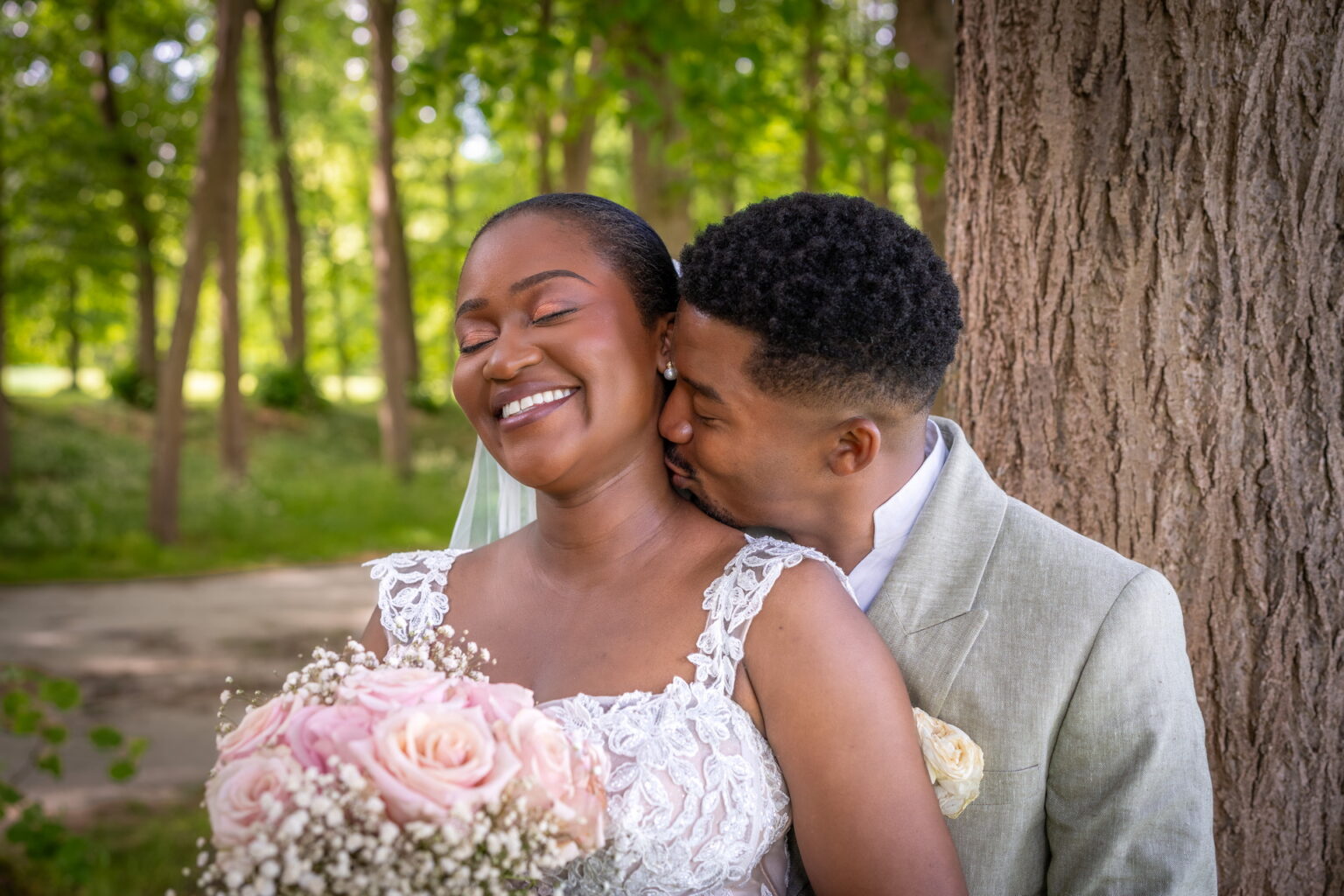 Photos de couple au Parc de Marly-le-Roi